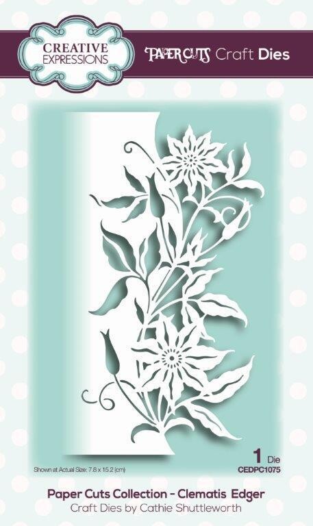 Creative Expressions Paper Cuts Edger Dies - CLEMATIS