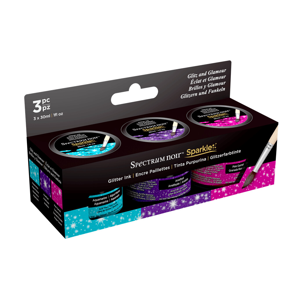 Spectrum Noir Sparkle Inks - GLITZ &amp; GLAMOUR