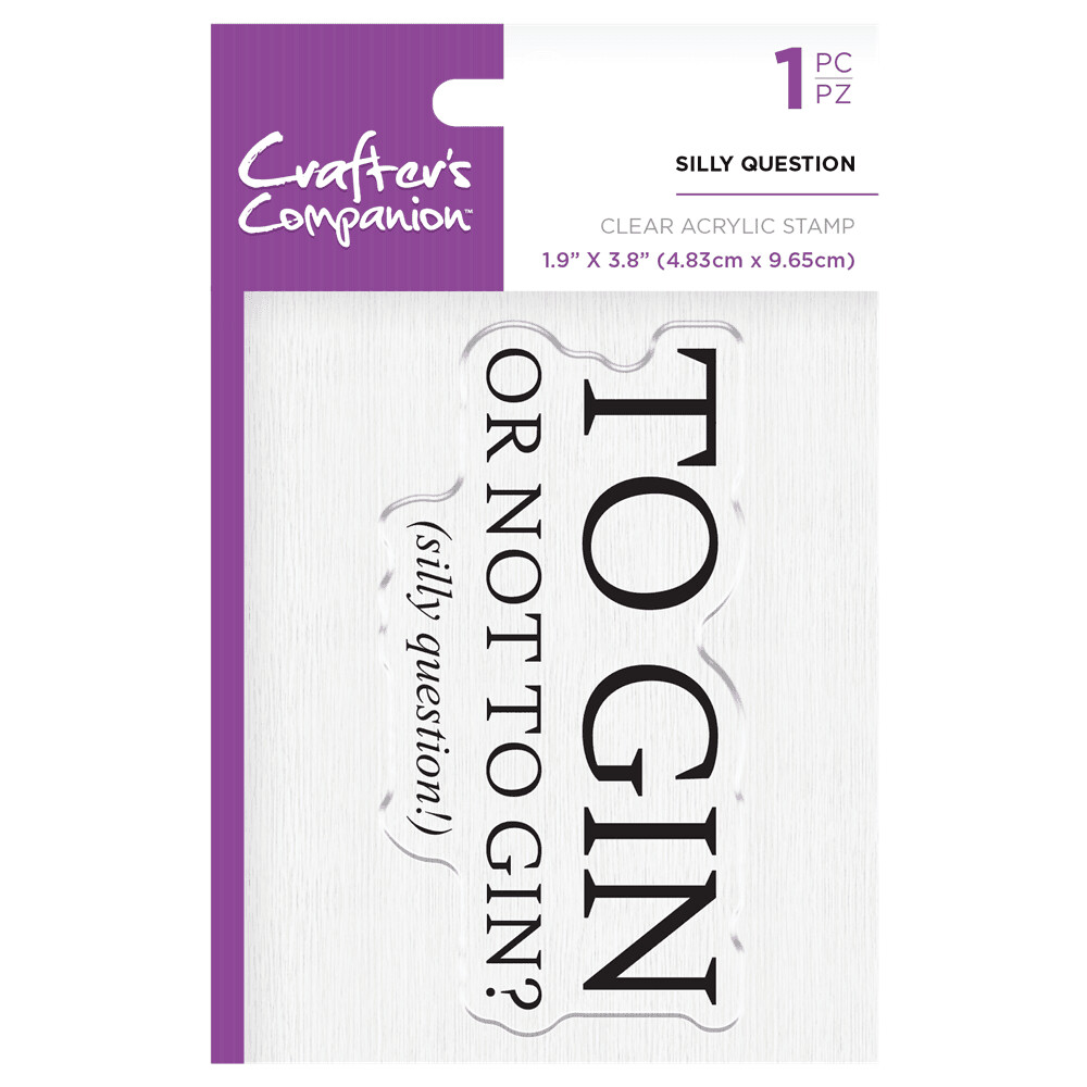Crafter&#39;s Companion Stamps - SILLY QUESTION