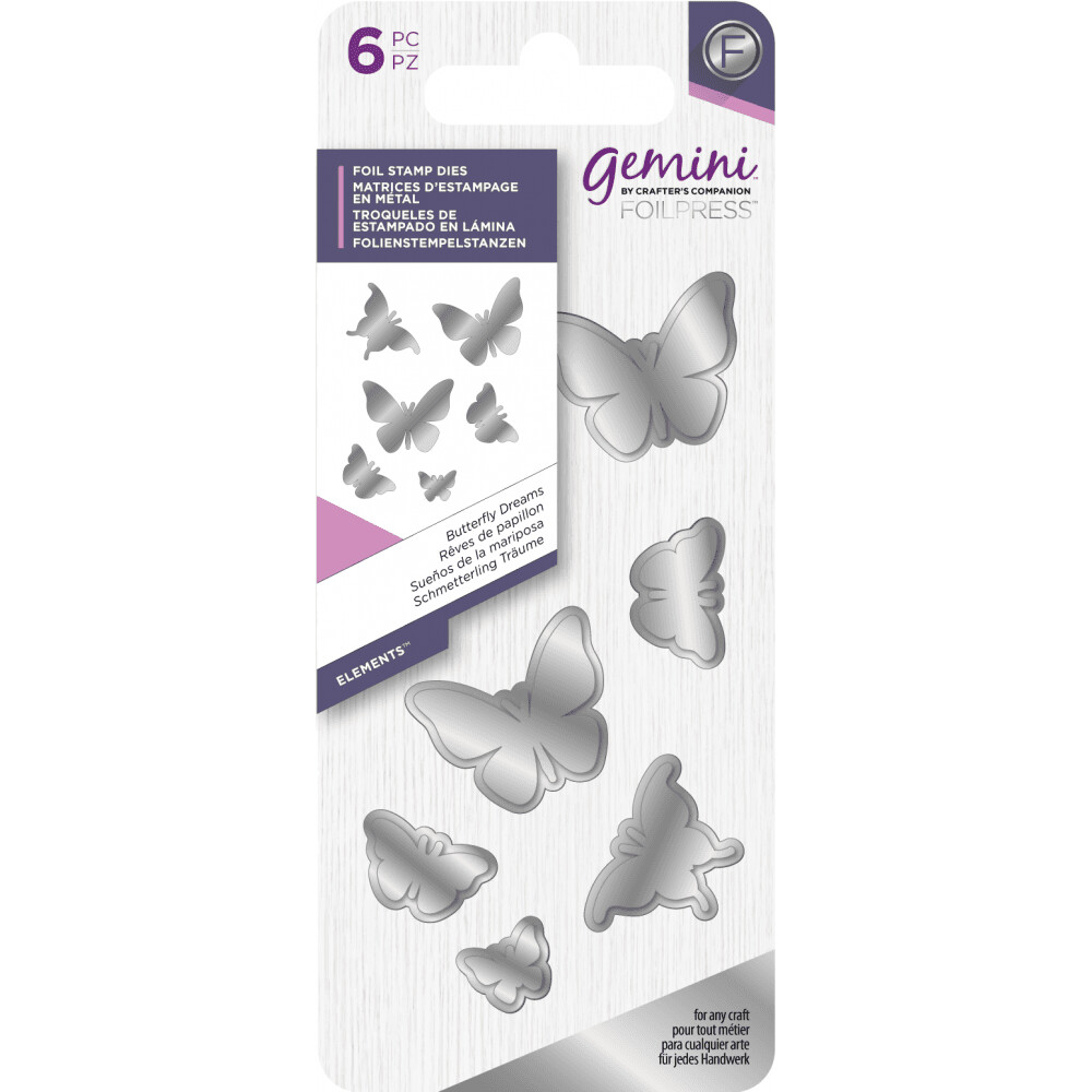 GEMINI Foil Stamp - BUTTERFLY DREAMS  **REDUCED**