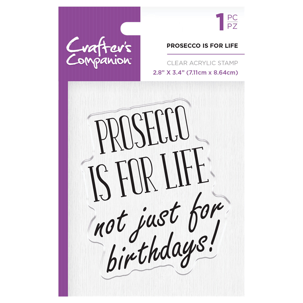 Crafter&#39;s Companion Stamps - PROSECCO PRINCESS