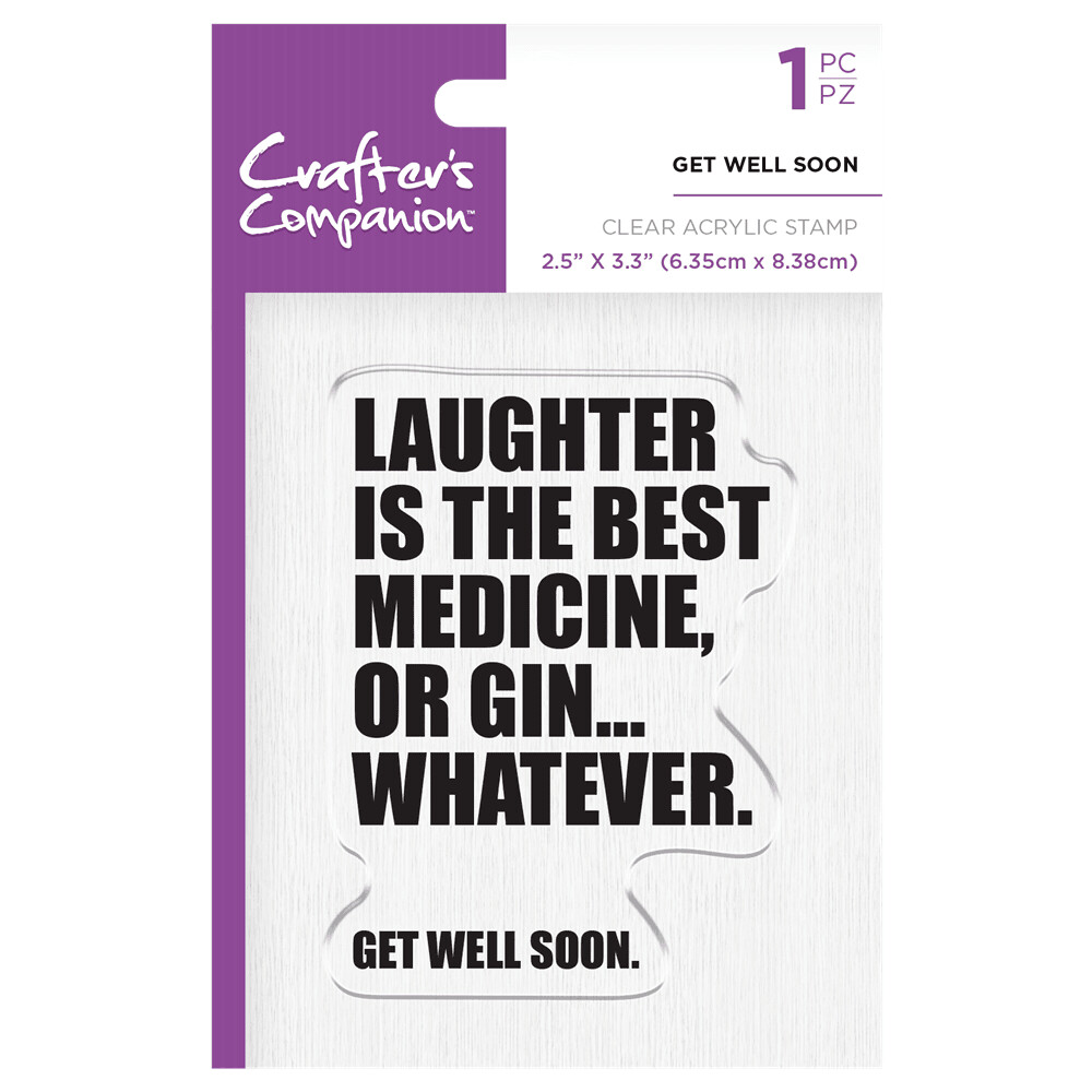 Crafter&#39;s Companion Stamps - GET WELL SOON