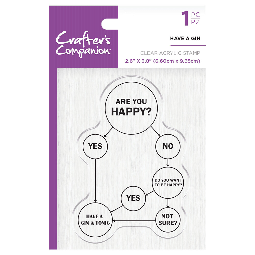 Crafter&#39;s Companion Stamps - HAVE A GIN