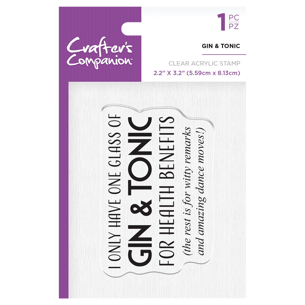 Crafter&#39;s Companion Stamps - GIN &amp; TONIC