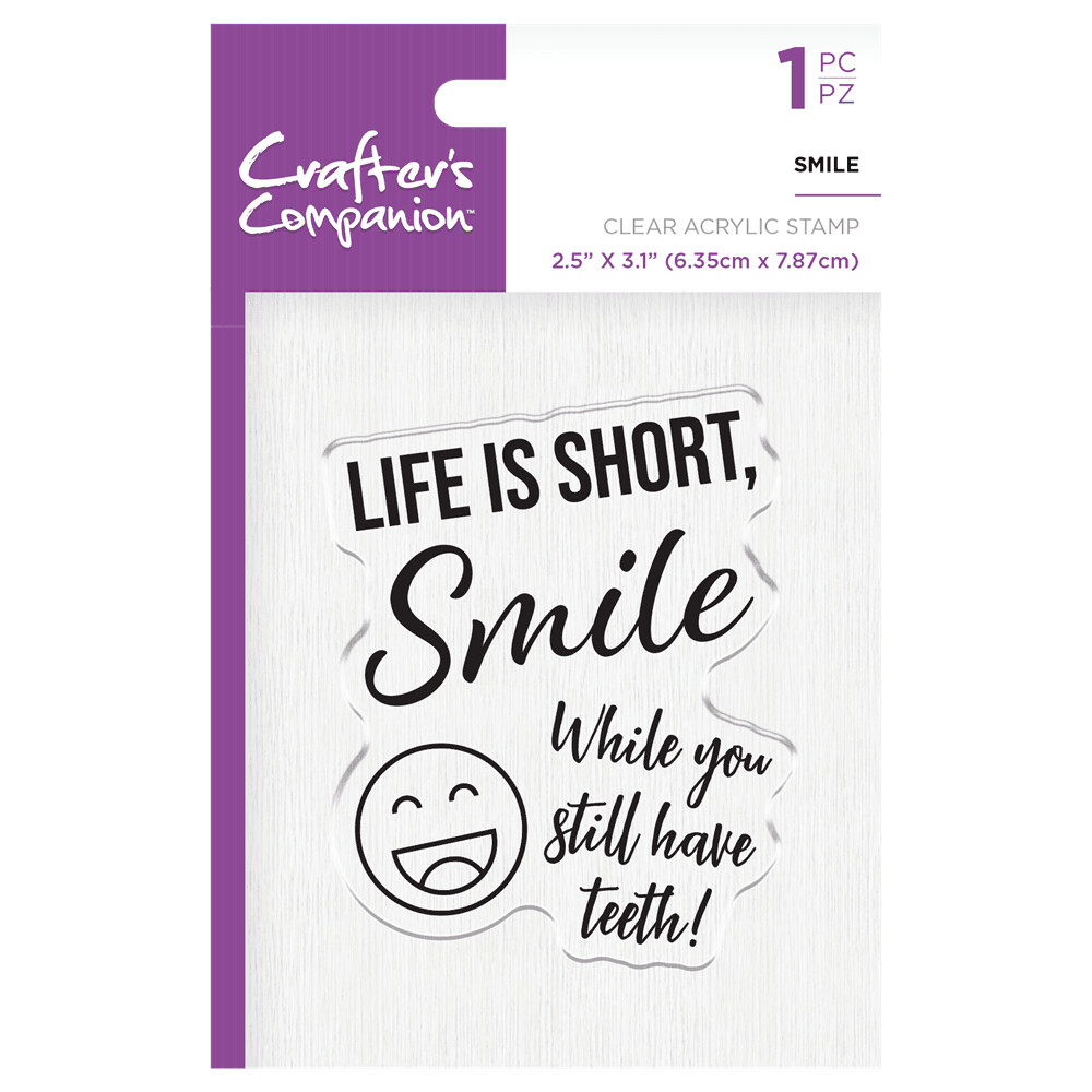 Crafter&#39;s Companion Stamps - SMILE