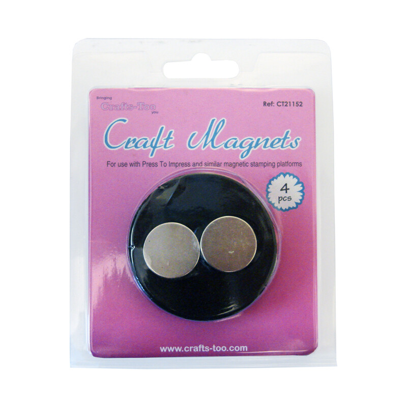 Crafts Too! PRESS TO IMPRESS Stamping Tool Spare Magnets x 4pcs