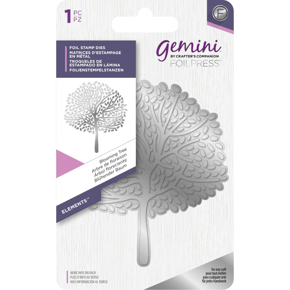 GEMINI Foil Stamp - BLOOMING TREE  **REDUCED**