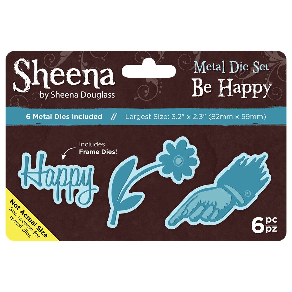 Sheena Douglass Word Dies - BE HAPPY