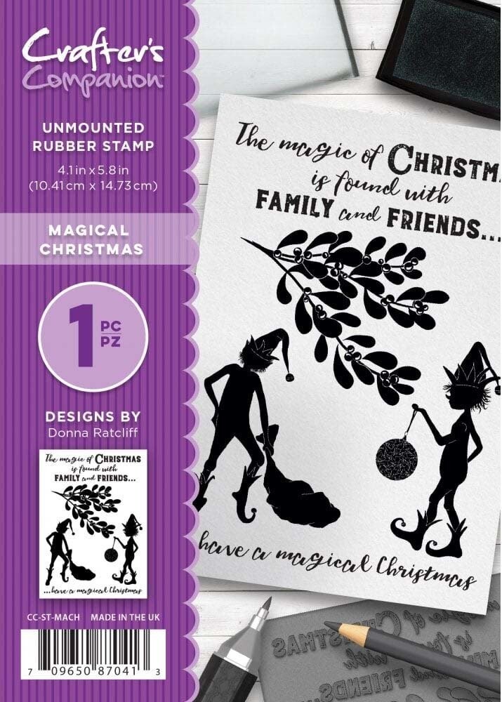 Crafter&#39;s Companion Fairyland Christmas Stamp Set - MAGICAL CHRISTMAS  **REDUCED**