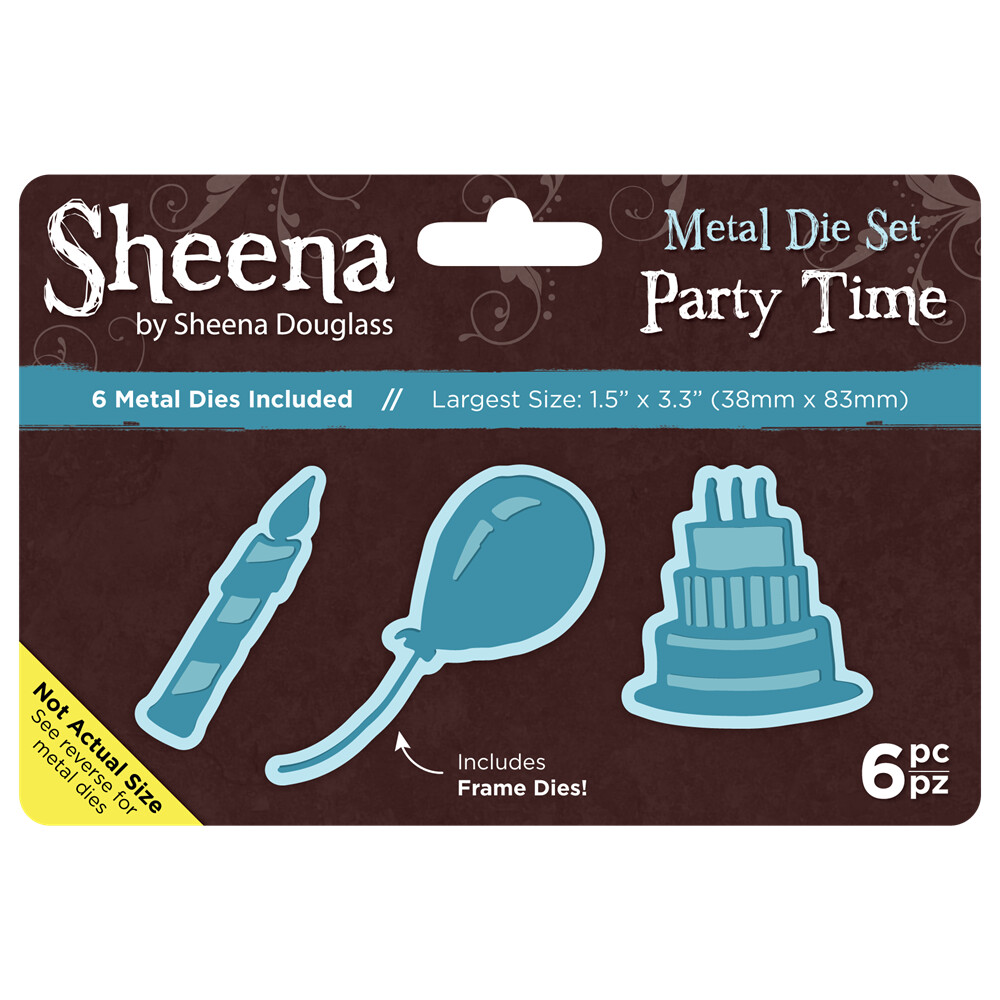 Sheena Douglass Word Dies - PARTY TIME