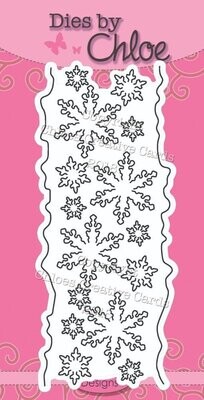 Dies by Chloe - CHCC-047 Snowflake Border with matching stamp set JUL044 **REDUCED**