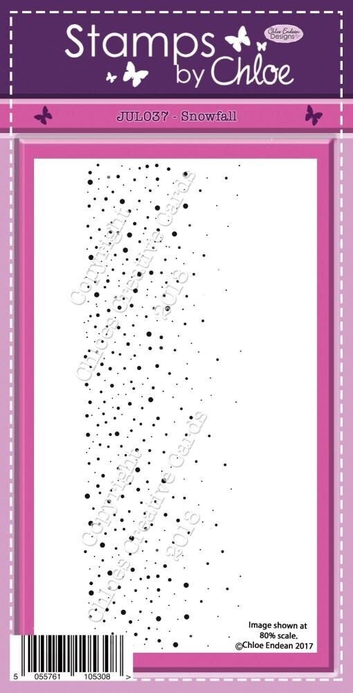 Stamps by Chloe - JUL037 Snowfall