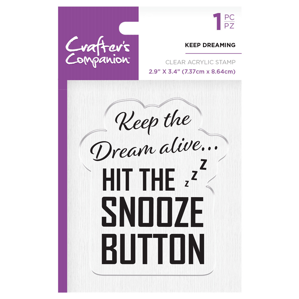Crafter&#39;s Companion Stamps - KEEP DREAMING