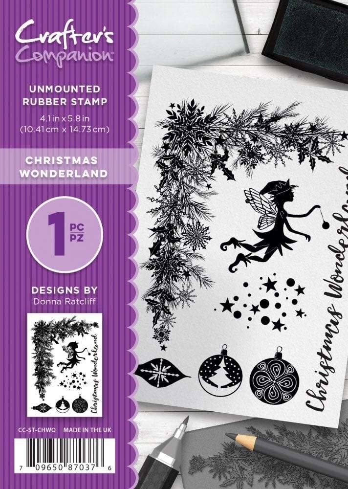 Crafter&#39;s Companion Fairyland Christmas Stamp Set - CHRISTMAS WONDERLAND  **LAST ONE LEFT**