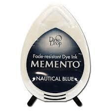 Memento Dew Drop Dye Ink Pads - NAUTICAL BLUE