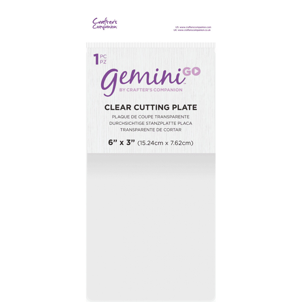 The Gemini GO CLEAR CUTTING PLATE by Crafter&#39;s Companion **Pre-Order**