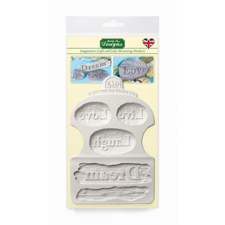 Katy Sue Designs Mould - DREAM DRIFTWOOD &amp; WOOD STONES