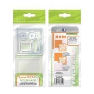 Tonic Rococco Die - SQUARE STITCH DIE &amp; EMBOSS SET  **HALF PRICE**