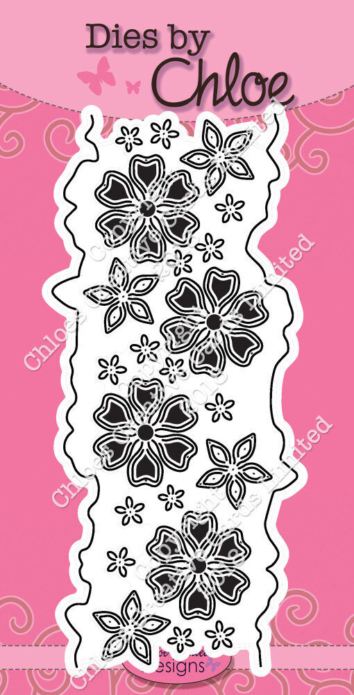Dies by Chloe CHCC-040 Layered Blossom &amp; Flower Border Die