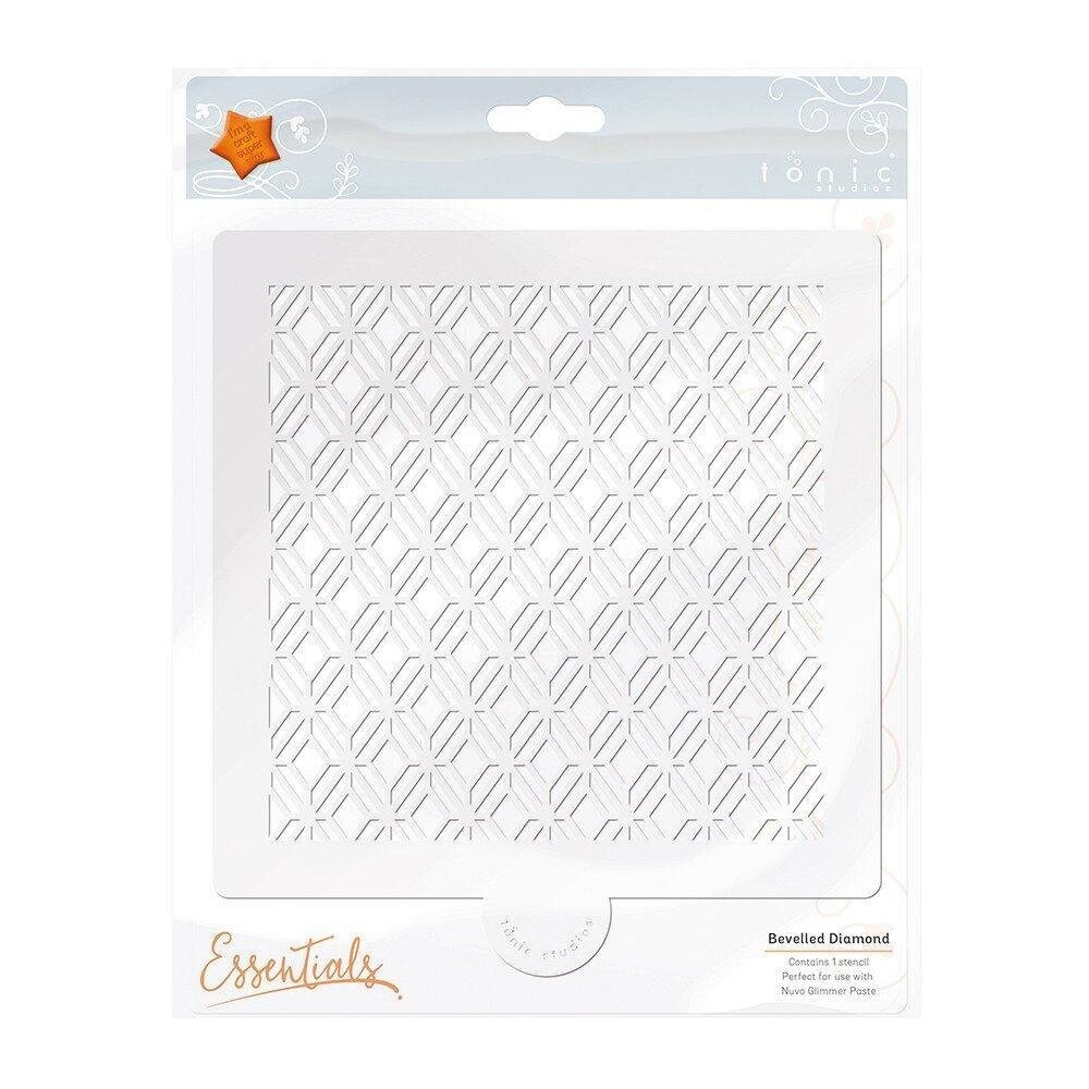 Tonic - Essentials - 6 x 6 Stencils BEVELLED DIAMOND