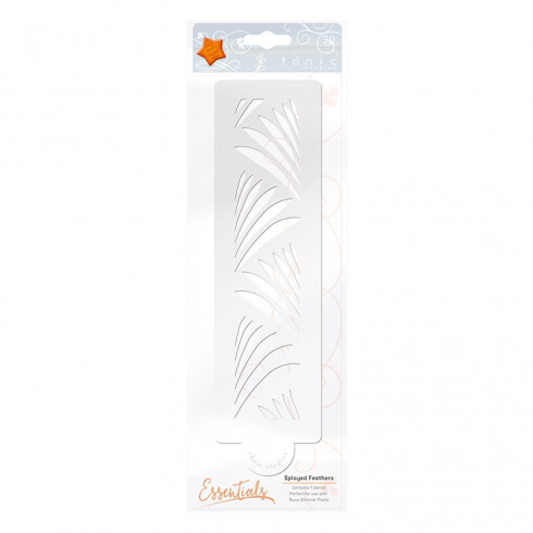 Tonic - Essentials -Stencils SPLAYED FEATHERS
