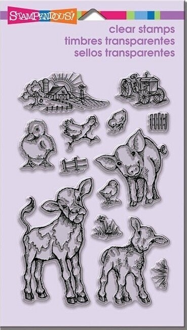 Stampendous - Clear Stamp - ON THE FARM