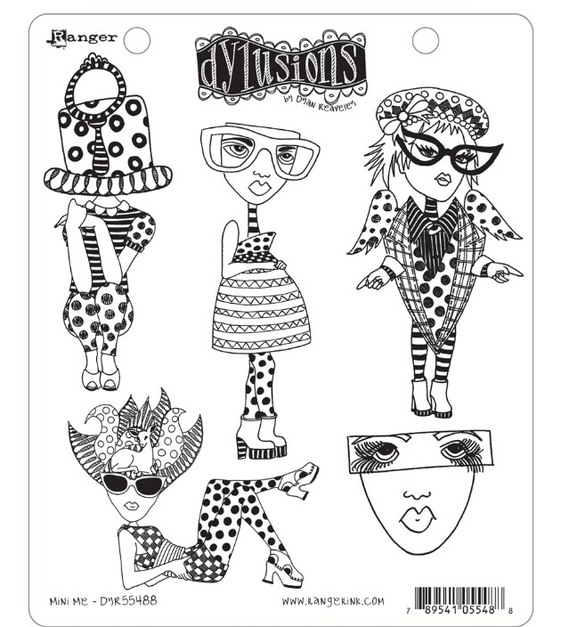 Dylusions Stamp Set - MINI ME