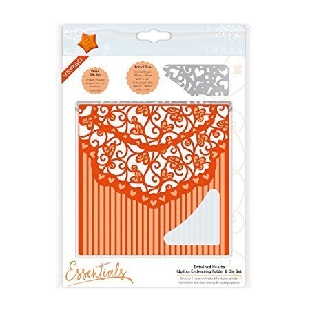 Tonic Idyllics Embossing Folder &amp; Die set - ENTWINED HEARTS