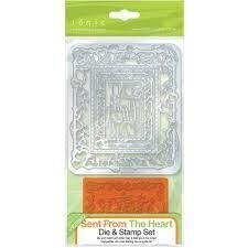 Tonic Die &amp; Stamp set - SENT FROM THE HEART