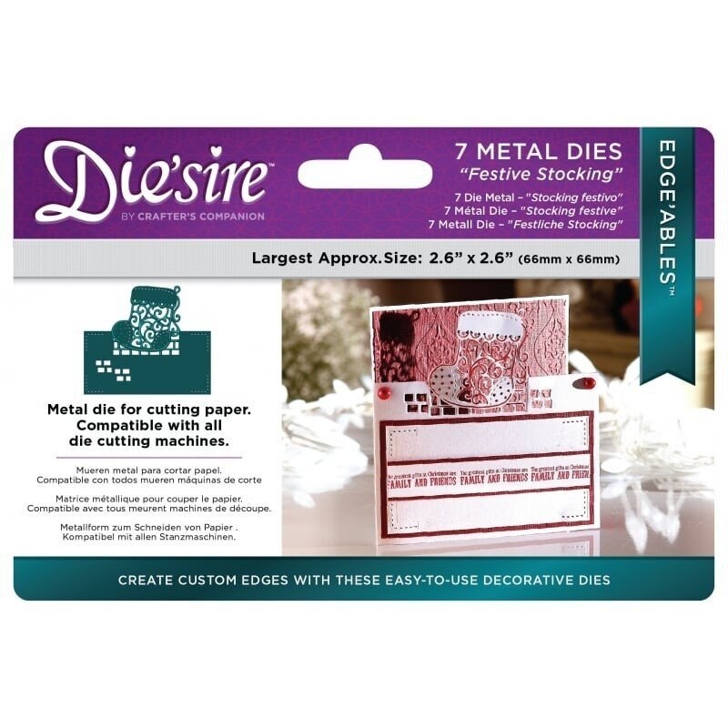 Die&#39;Sire Edge&#39;Ables - FESTIVE STOCKING **Over 75% Off**