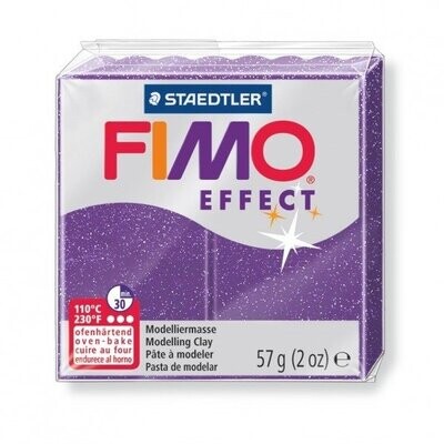 Fimo Effect Clay - GLITTER PURPLE