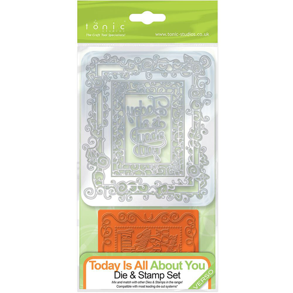 Tonic Die &amp; Stamp set - TODAY IS ALL ABOUT YOU