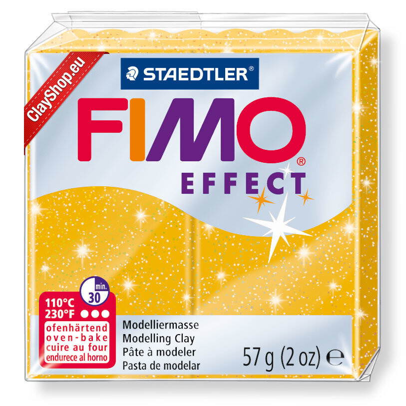 Fimo Effect Clay - GLITTER GOLD 112