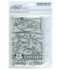 Stampendous - Clear Stamp - FEMININE FRIENDS **HALF PRICE**