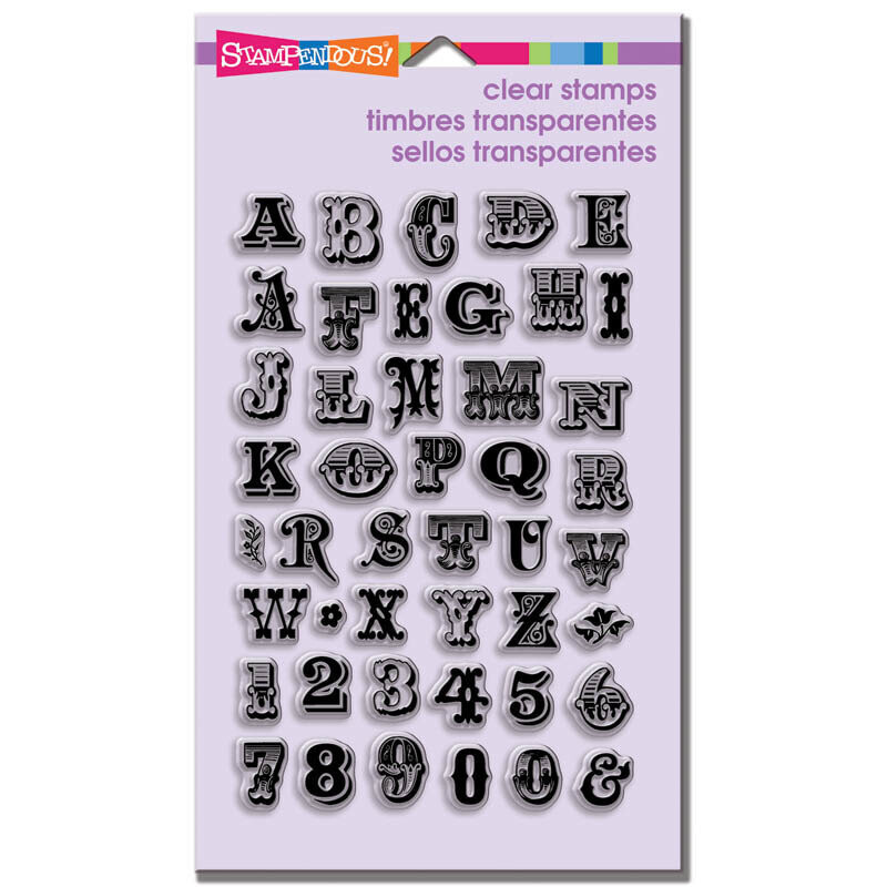 Stampendous - Clear Stamp - BIG TOP TYPE