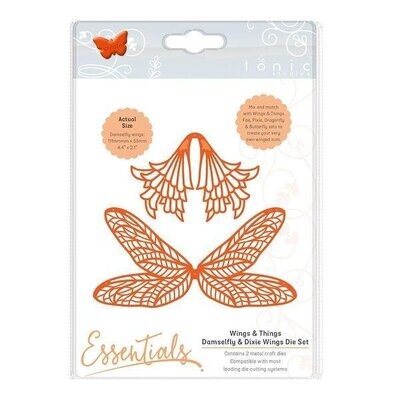 Tonic Studios Wings &amp; Things - DAMSELFLY &amp; DIXIE WINGS 1930e