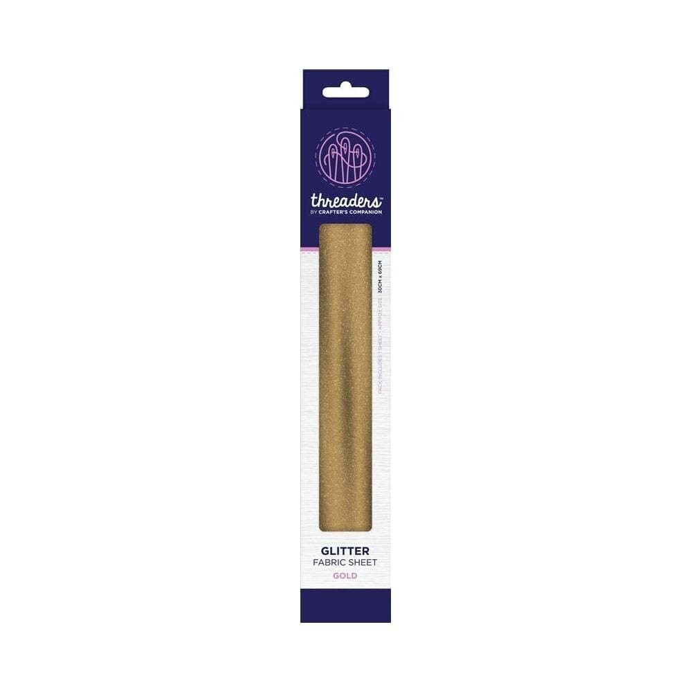 Threaders Glitter Fabric - GOLD **Pre-Order