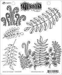 Dylusions Stamp Set - OODLES OF FOILAGE