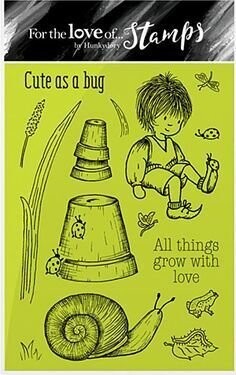 Hunkydory - &quot;For the Love of Stamps&quot; A6 Stamps - CUTE AS A BUG