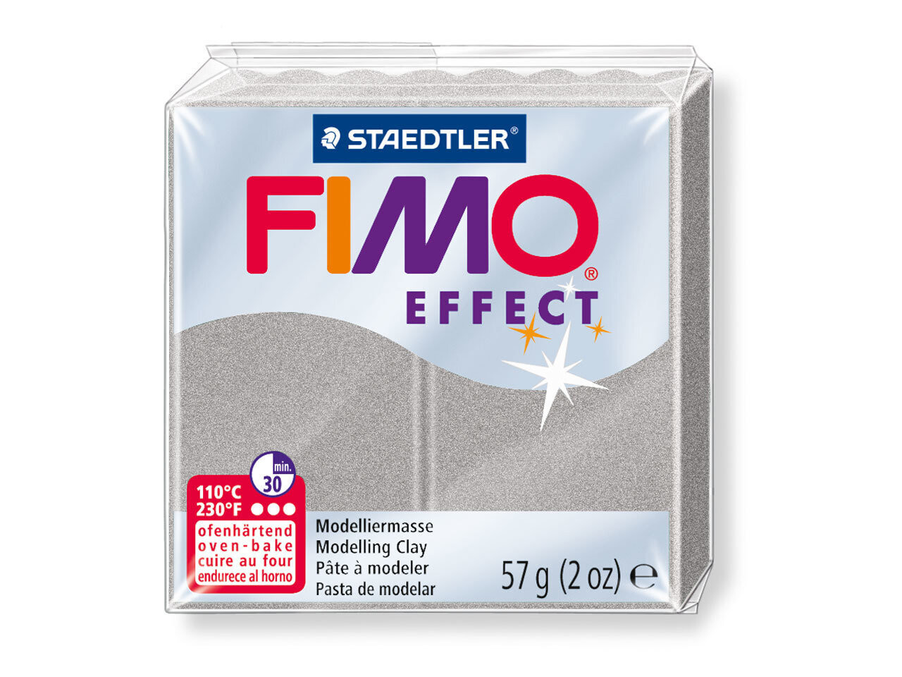 Fimo Effect Clay - METALLIC SILVER 81