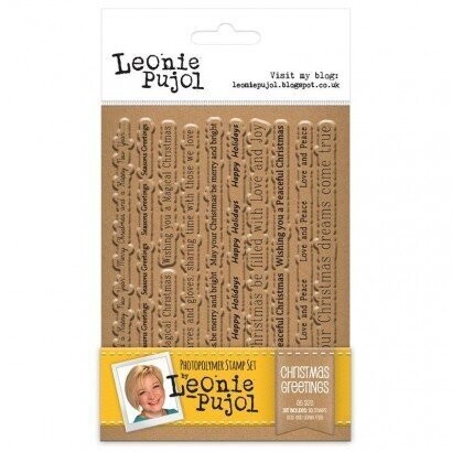 Leonie Pujol A6 Stamps - CHRISTMAS GREETINGS **LESS THAN HALF PRICE**
