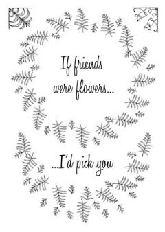 Card-io Clear Stamp set - FERN WREATH  **REDUCED**
