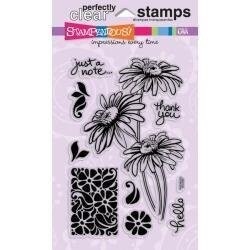 Stampendous - Clear Stamp - DAISY STEM TRIO
