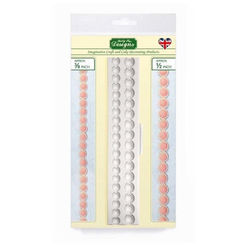 Katy Sue Designs Mould - BEADED PEARL BORDER