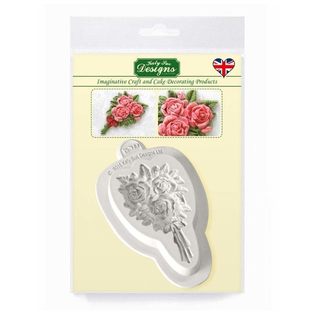 Katy Sue Designs Mould - ROSE BOUQUET