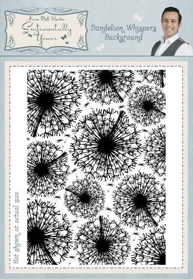 Sentimentally Yours - Dandelion, Whispers Background by Phil Martin