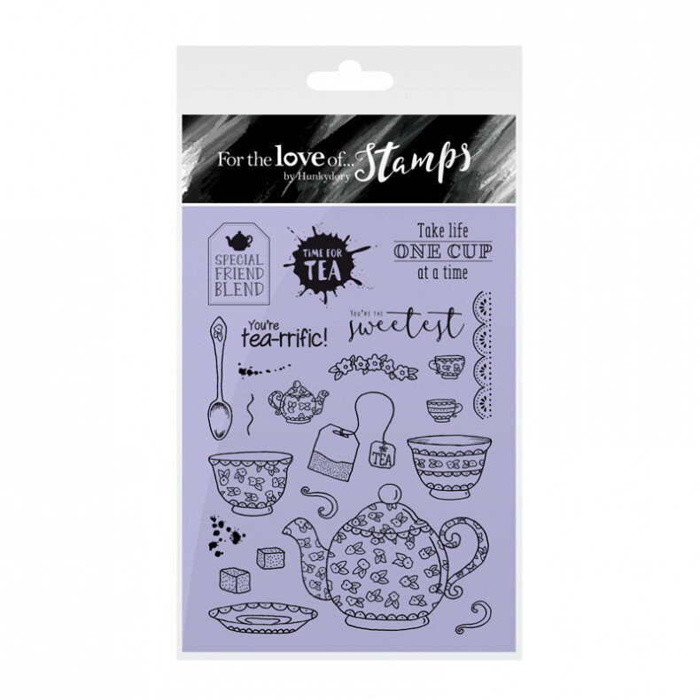 Hunkydory - &quot;For the Love of Stamps&quot; A6 Stamps - SWEETEST TEA PARTY