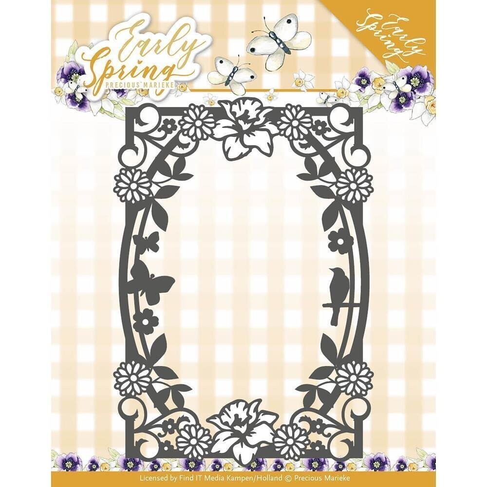 Precious Marieke - Early Spring -SPRING FLOWERS RECTANGLE  FRAME