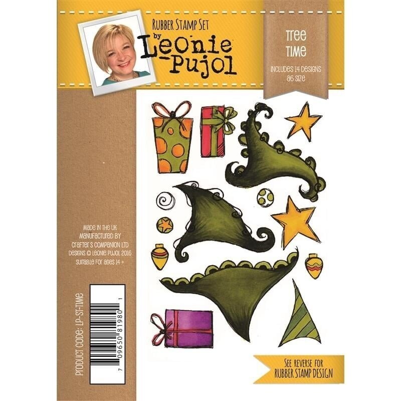 Leonie Pujol A6 Stamps - TREE TIME **LESS THAN HALF PRICE**