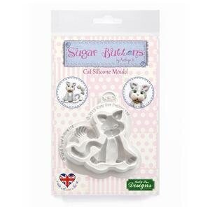 Katy Sue Designs Mould - SUGAR BUTTONS- CAT